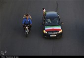 راهپیمایی خودرویی مردم قم در حمایت از عملیات سپاه علیه رژیم صهیونیستی