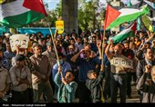 تجمع مردم یزد در حمایت از عملیات سپاه علیه رژیم صهیونیستی