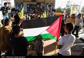 تجمع مردم یزد در حمایت از عملیات سپاه علیه رژیم صهیونیستی