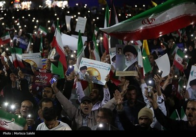تجمع مردم اصفهان در حمایت از عملیات سپاه علیه رژیم صهیونیستی