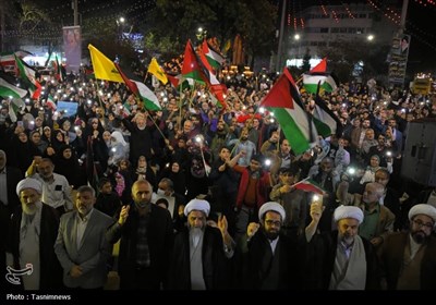 تجمع مردم مازندران در حمایت از عملیات سپاه علیه رژیم صهیونیستی