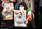 تجمع مردم اهواز در حمایت از عملیات سپاه علیه رژیم صهیونیستی