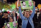روایت ‌تسنیم از ‌تجمع شبانه تبریزی‌ها در جشن حمله به اسرائیل