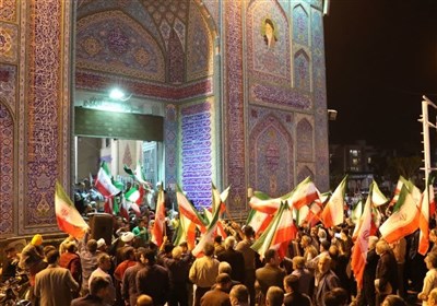 سنگ تمام مردم استان تهران در حمایت از سپاه + فیلم و تصاویر