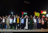 تجمع مردم بندرعباس در حمایت از عملیات سپاه علیه رژیم صهیونیستی