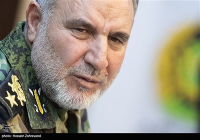نشست خبری امیر کیومرث حیدری فرمانده نیروی زمینی ارتش جمهوری اسلامی ایران به مناسبت روز ارتش
