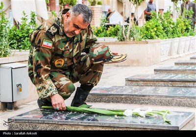 تجدید میثاق ارتشیان کرمان با سردار شهید حاج قاسم سلیمانی