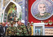 تجدید میثاق ارتشیان کرمان  با سردار شهید حاج قاسم سلیمانی