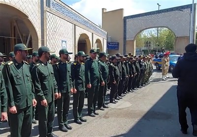 آیین غبارروبی مزار شهدای زنجان به مناسبت روز ارتش