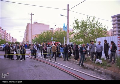 حریق در انبار کالا و کپسول گاز - شیراز