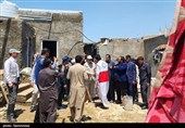 رصد میدانی وزیر کشور از مناطق سیل زده بلوچستان + فیلم