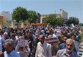 راهپیمایی بوشهری‌ها در تشکر از وعده صادق + فیلم و عکس