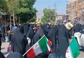 راهپیمایی اصفهانی‌ها در حمایت ازعملیات وعده صادق+فیلم