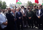 راهپیمایی مردم البرز در حمایت از عملیات وعده صادق+فیلم