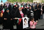 راهپیمایی مردم ارومیه درحمایت از عملیات وعده صادق