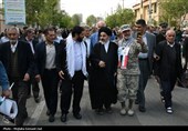 راهپیمایی مردم ارومیه درحمایت از عملیات وعده صادق