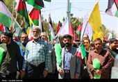 راهپیمایی مردم کرمان درحمایت از عملیات وعده صادق 