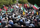 راهپیمایی مردم کرمان درحمایت از عملیات وعده صادق 
