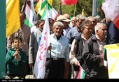 راهپیمایی مردم کرمان درحمایت از عملیات وعده صادق 