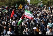 راهپیمایی مردم کرمان درحمایت از عملیات وعده صادق 