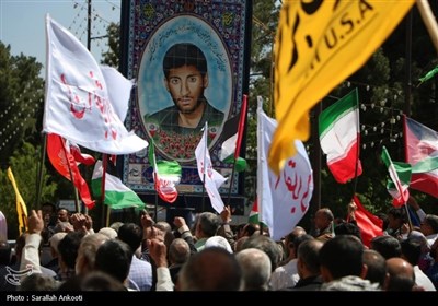 راهپیمایی مردم کرمان درحمایت از عملیات وعده صادق