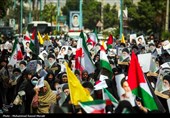 راهپیمایی مردم بندرعباس  درحمایت از عملیات وعده صادق 