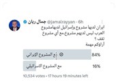 حمایت اکثریت عرب‌ها از طرح ایران در حمایت از مقاومت