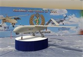 نمایش پهپادها و موشک‌های ایرانی در نمایشگاه بغداد