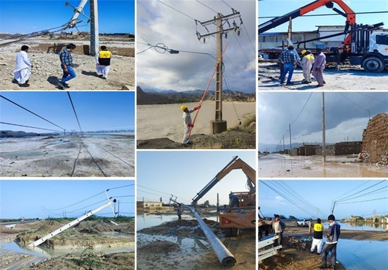 برق تمام روستا‌های سیل‌زده سیستان و بلوچستان وصل شد