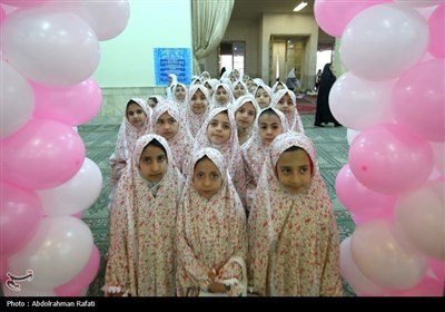 جشن تکلیف دختران دانش آموز همدانی