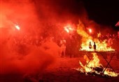 معترضان مقابل اقامتگاه نتانیاهو آتش به پا کردند
