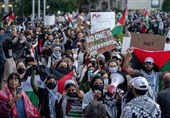 احتجاجات مؤیدة للفلسطینیین تجتاح الجامعات الأمیرکیة