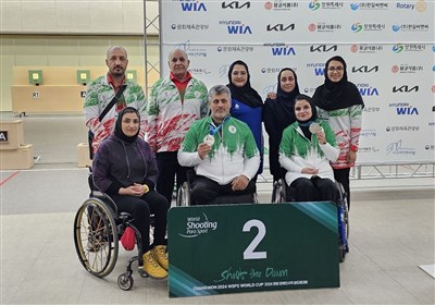 جام جهانی پاراتیراندازی| تپانچه بادی ایران نایب قهرمان شد