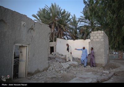 سیل در منطقه دشتیاری سیستان و بلوچستان