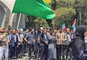 برگزاری تجمع دانشگاه تهران در حمایت از دانشجویان آمریکایی