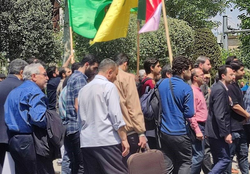 برگزاری تجمع دانشگاه تهران در حمایت از دانشجویان آمریکایی 4