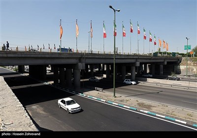 بازدید اهالی رسانه از بزرگراه آزادگان و نشست عامل سازمان مهندسی و عمران شهر تهران