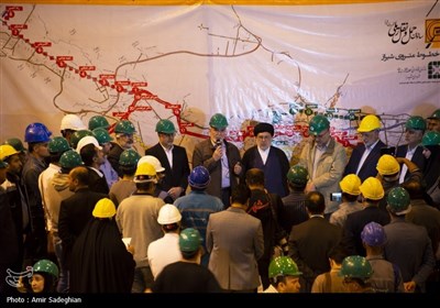 بازدید شبانه خبرنگاران از خط 2 مترو شیراز