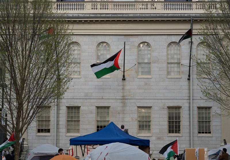 Student Protesters Raise Palestinian Flags at Harvard (+Video)