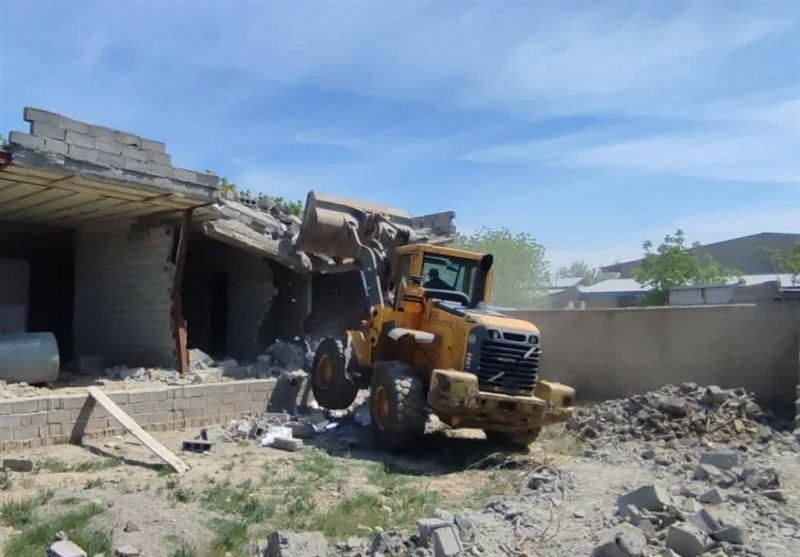 تخریب 9 ویلا در عباس‌آباد مازندران