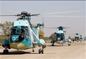 ‌16 سورتی پرواز بالگردهای ارتش به روستاهای سیل‌زده بلوچستان