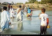 سیل در منطقه دشتیاری سیستان و بلوچستان