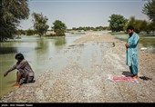 سیل در منطقه دشتیاری سیستان و بلوچستان