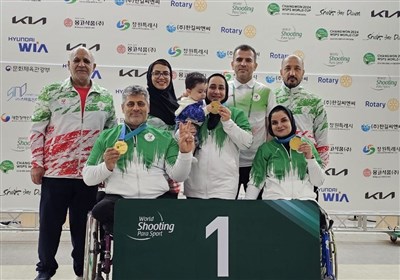 جام جهانی پاراتیراندازی|رکوردشکنی جوانمردی/5 مدال برای ایران