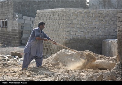 روستای پزم تیاب چابهار بعد از سیل