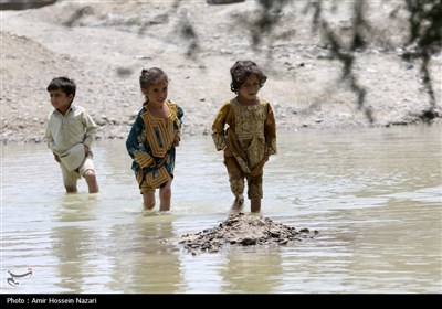 روستای پزم تیاب چابهار بعد از سیل