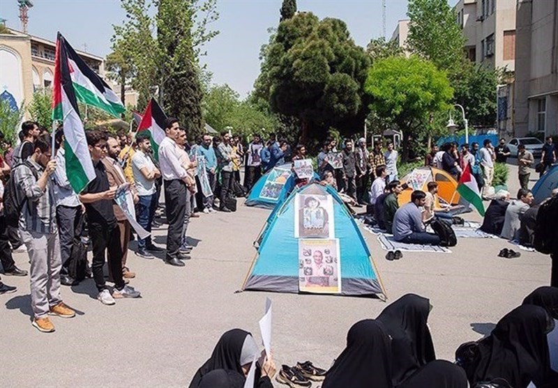 Iranian Students Rally in Solidarity with Global Pro-Palestine Protests