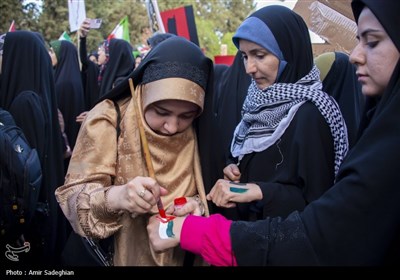 تجمع دانشجویان دانشگاه‌های شیراز در حمایت از خیزش دانشجویان آمریکا و اروپا