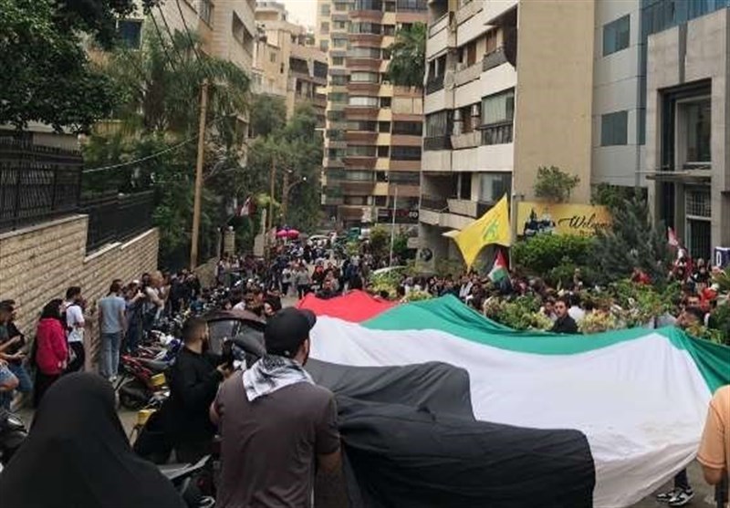 دانشجویان لبنانی هم به جنبش بزرگ حمایت از غزه پیوستند
