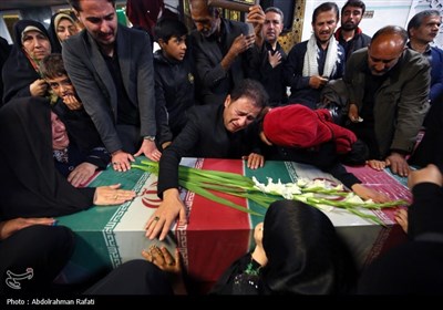 مراسم استقبال از پیکر شهید حاج محمد رنجنوش